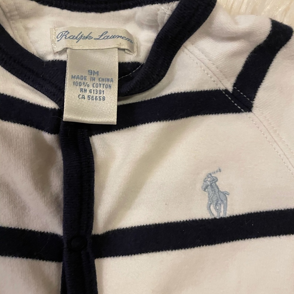 Ralph Lauren | onesie | 9 mo.
